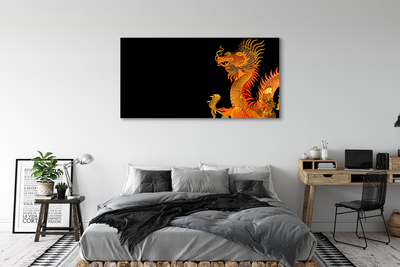 Tablouri canvas dragon de aur japonez