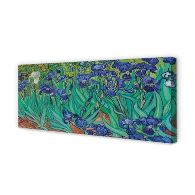 Tablouri canvas flori de artă iriși