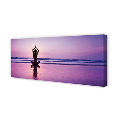 Tablouri canvas Femeie yoga mare