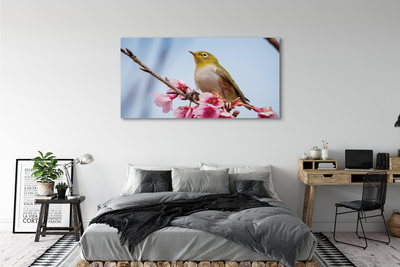 Tablouri canvas Pasărea pe o ramură