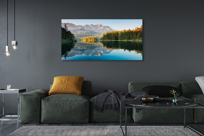 Tablouri canvas Germania Munte lac de pădure