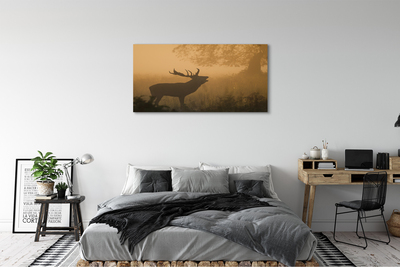 Tablouri canvas Sunrise Deer