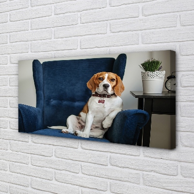 Tablouri canvas câine ședinței