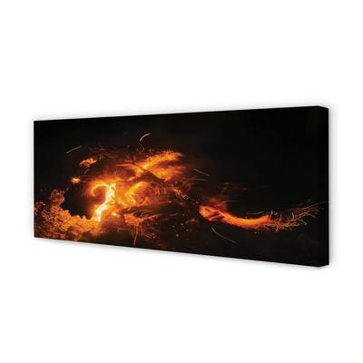 Tablouri canvas Dragon de foc
