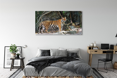 Tablouri canvas tigru junglă