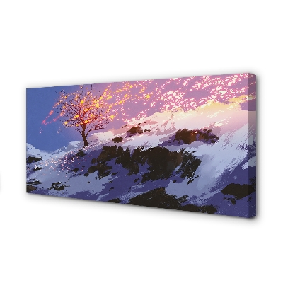 Tablouri canvas copac de iarnă de top