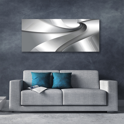 Tablou pe panza canvas Abstract Art Art Silver Grey