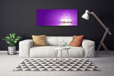 Tablou pe panza canvas Lotus Flower Floral violet