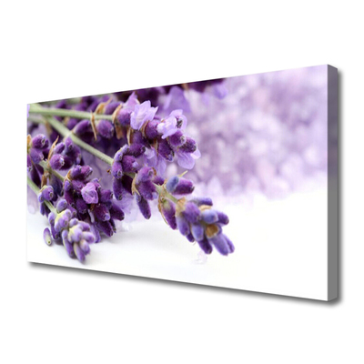 Tablou pe panza canvas Flori Floral violet