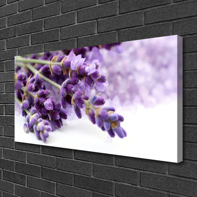 Tablou pe panza canvas Flori Floral violet