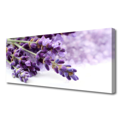 Tablou pe panza canvas Flori Floral violet