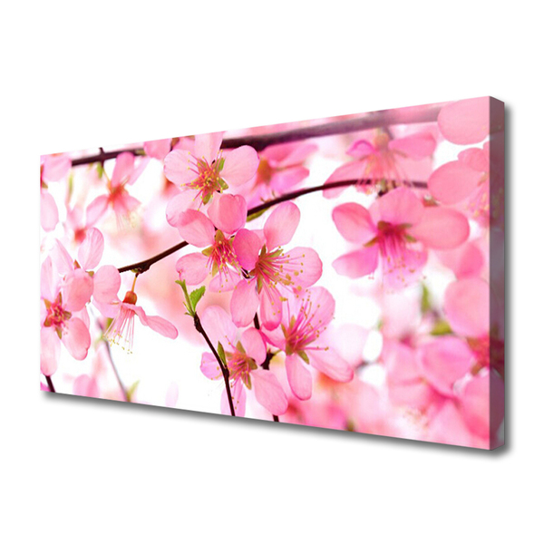 Tablou pe panza canvas Flori roz Floral