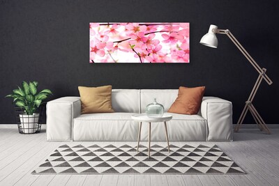 Tablou pe panza canvas Flori roz Floral