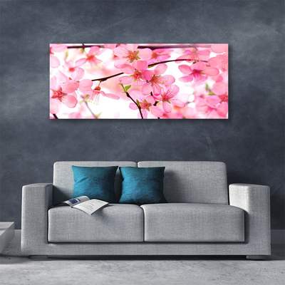 Tablou pe panza canvas Flori roz Floral