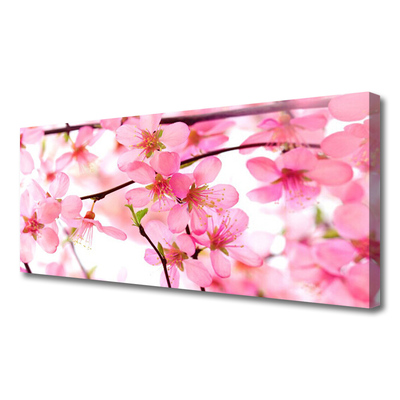 Tablou pe panza canvas Flori roz Floral