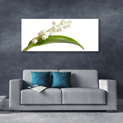 Tablou pe panza canvas Flori Floral Alb Verde