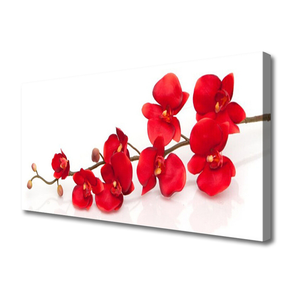 Tablou pe panza canvas Flori Floral Roșu