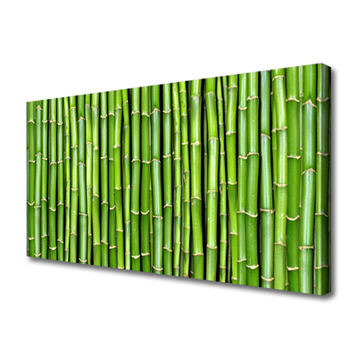 Tablou pe panza canvas Bamboo Floral Verde