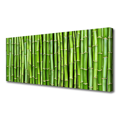 Tablou pe panza canvas Bamboo Floral Verde