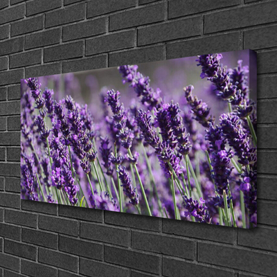 Tablou pe panza canvas Flori Floral violet