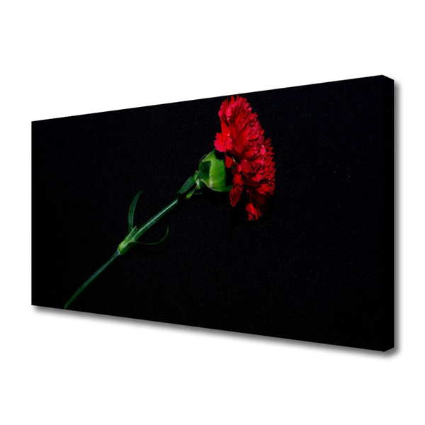 Tablou pe panza canvas Flower Floral Roșu Verde