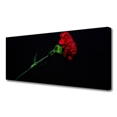 Tablou pe panza canvas Flower Floral Roșu Verde