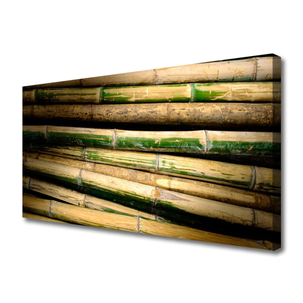 Tablou pe panza canvas Bamboo Floral Verde