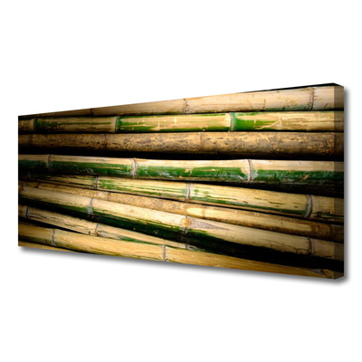 Tablou pe panza canvas Bamboo Floral Verde