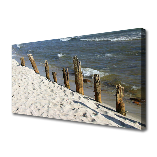 Tablou pe panza canvas Sea Beach Peisaj Maro Albastru