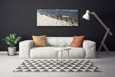 Tablou pe panza canvas Sea Beach Peisaj Maro Albastru