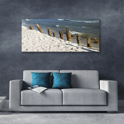 Tablou pe panza canvas Sea Beach Peisaj Maro Albastru