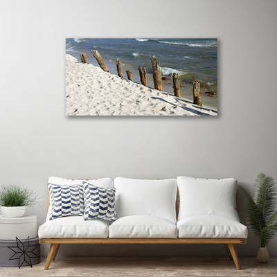 Tablou pe panza canvas Sea Beach Peisaj Maro Albastru