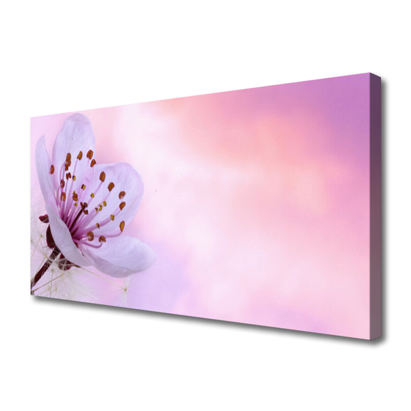 Tablou pe panza canvas Florale flori roz