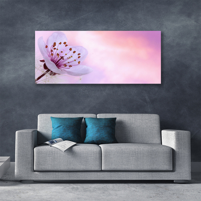 Tablou pe panza canvas Florale flori roz