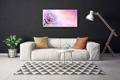 Tablou pe panza canvas Florale flori roz