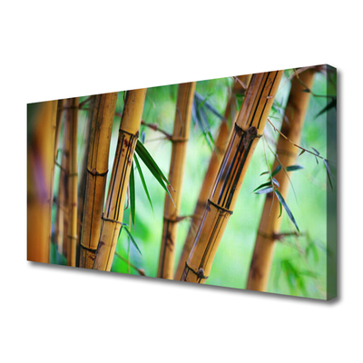 Tablou pe panza canvas Bamboo Natura Galben