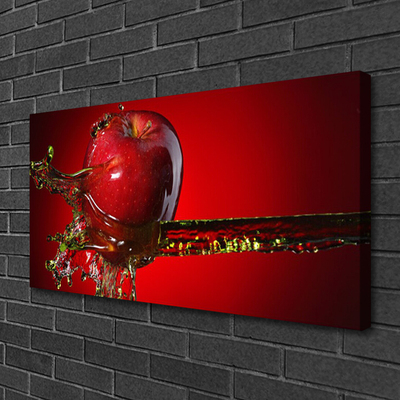 Tablou pe panza canvas Apple a apei Bucătărie Roșu