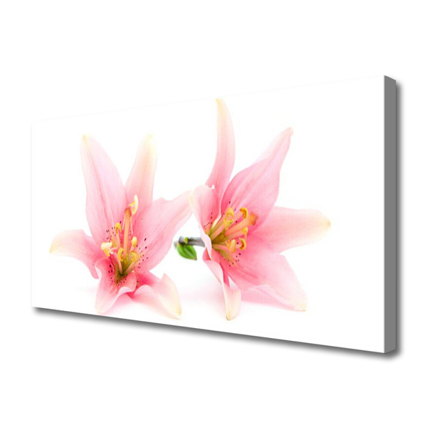 Tablou pe panza canvas Flori roz Floral