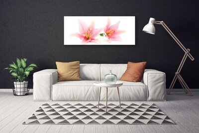 Tablou pe panza canvas Flori roz Floral