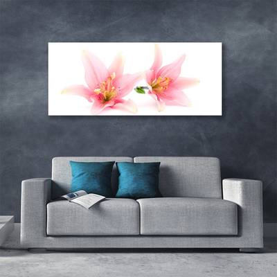 Tablou pe panza canvas Flori roz Floral