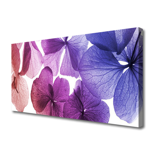 Tablou pe panza canvas Flori Floral Roz Violet