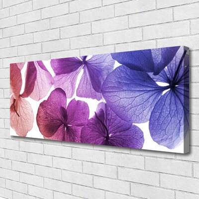 Tablou pe panza canvas Flori Floral Roz Violet