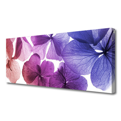 Tablou pe panza canvas Flori Floral Roz Violet