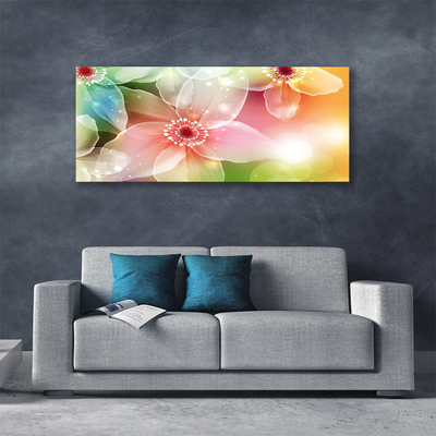 Tablou pe panza canvas Flori Art Multi