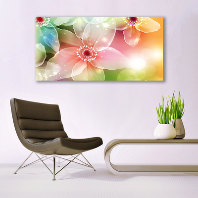 Tablou pe panza canvas Flori Art Multi