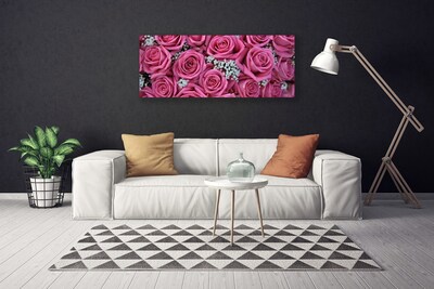 Tablou pe panza canvas Trandafiri roz Floral