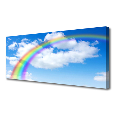 Tablou pe panza canvas Rainbow Natura Multi