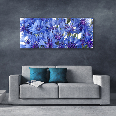 Tablou pe panza canvas Flori Floral violet