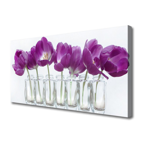 Tablou pe panza canvas Flori roz Floral