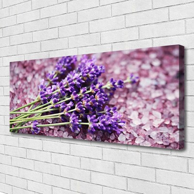 Tablou pe panza canvas Flori Floral violet